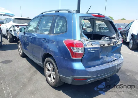 2015 Subaru Forester 2.5I from USA, damaged, VIN JF2SJABC9FH564907